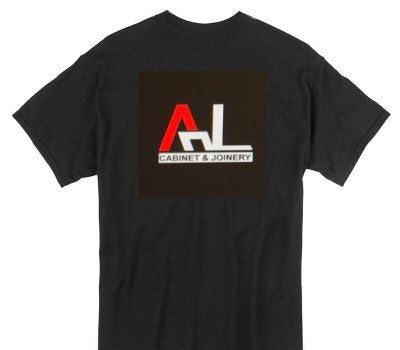 Custom Gildan 100% Cotton Black T-Shirt