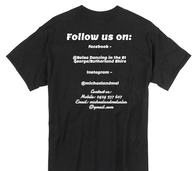 Custom Gildan 100% Cotton Black T-Shirt