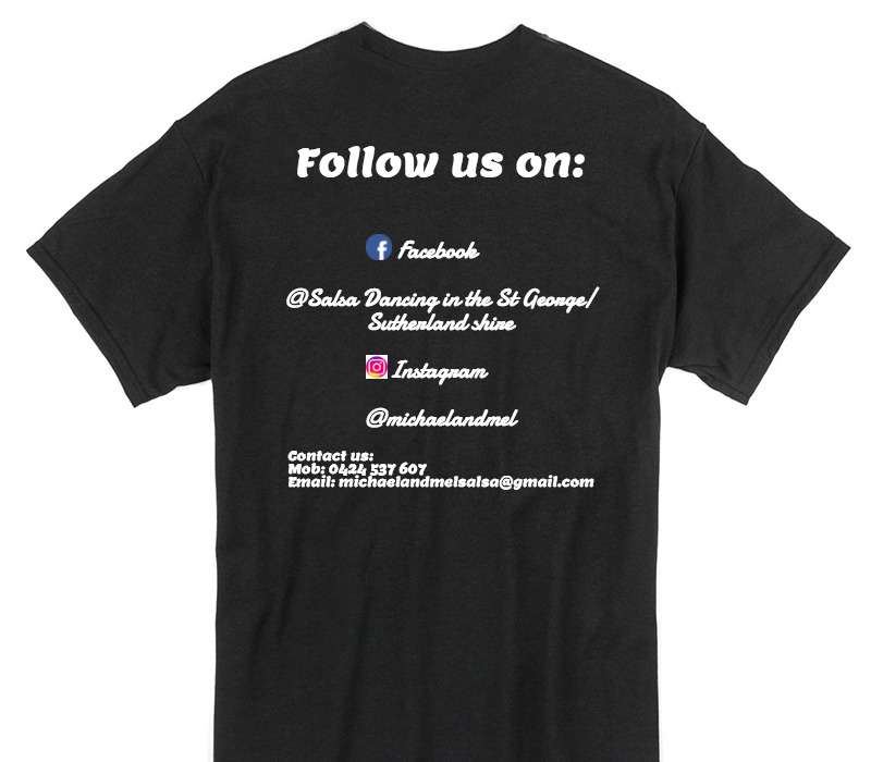 Custom Gildan 100% Cotton Black T-Shirt