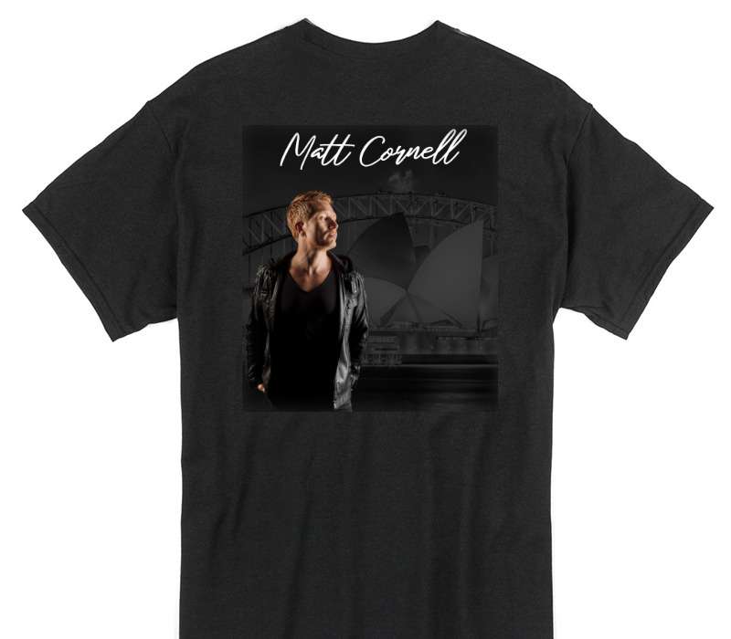 Custom Gildan 100% Cotton Black T-Shirt
