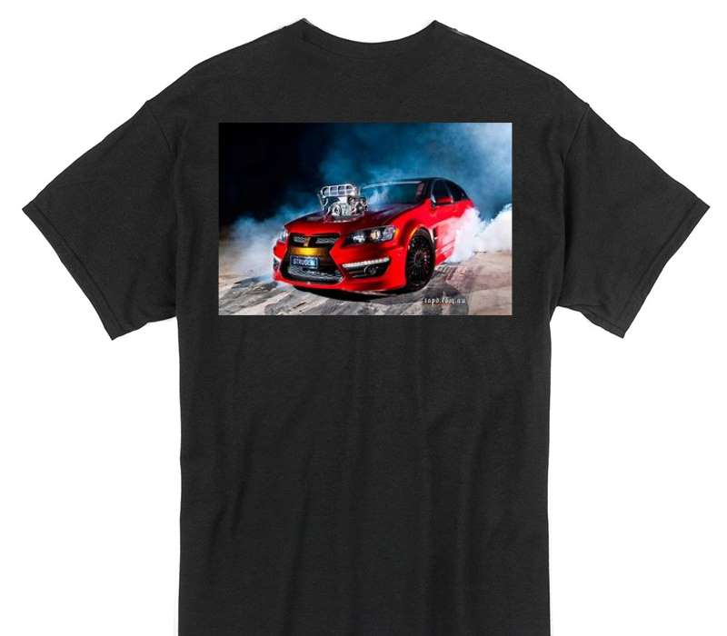 Custom Gildan 100% Cotton Black T-Shirt