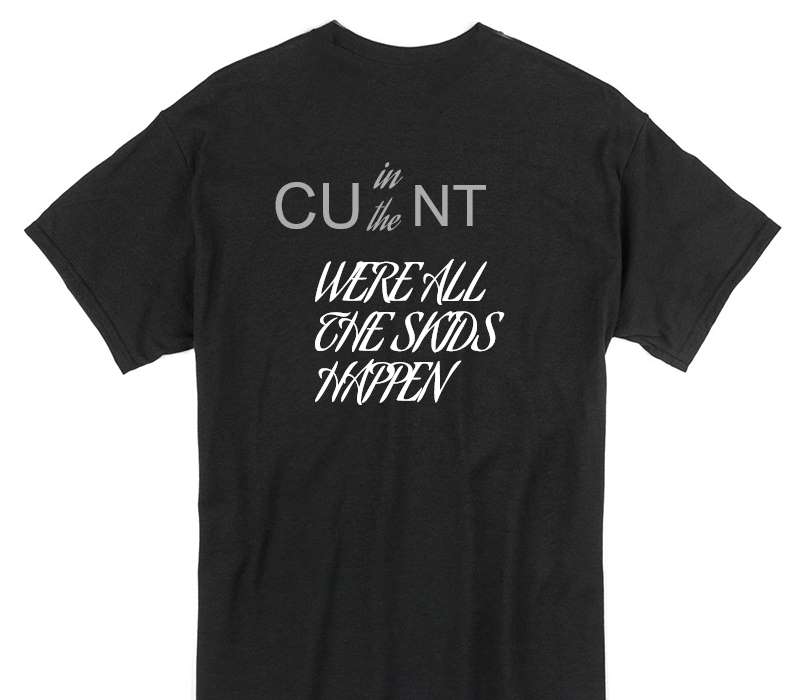 Custom Gildan 100% Cotton Black T-Shirt