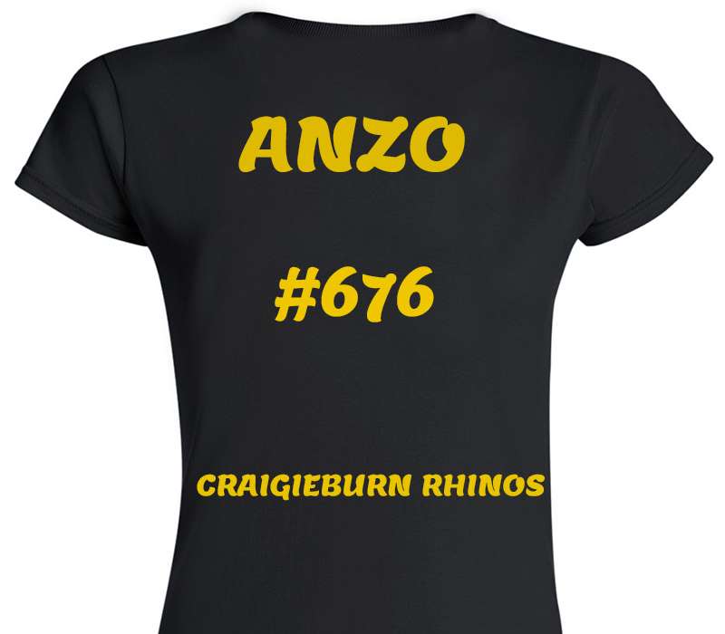 Custom Womens Soft Style 100% Cotton Black T-Shirt