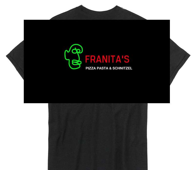 Custom Gildan 100% Cotton Black T-Shirt
