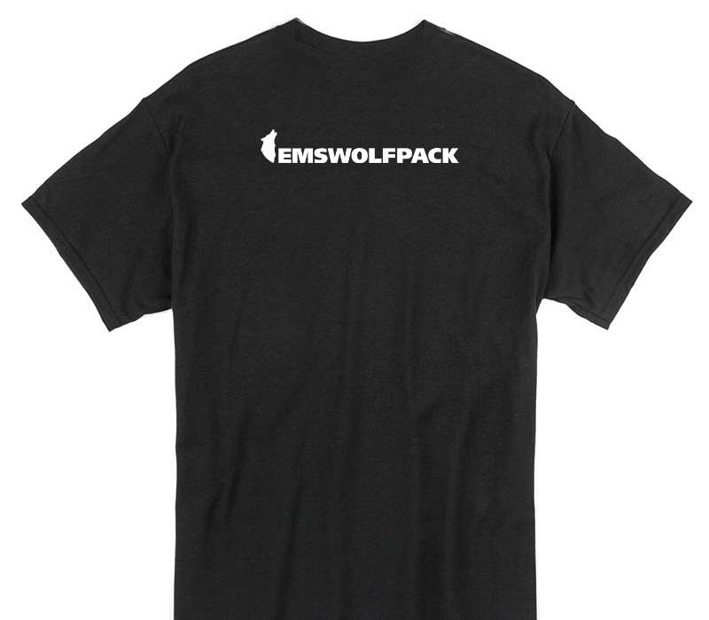 Custom Gildan 100% Cotton Black T-Shirt