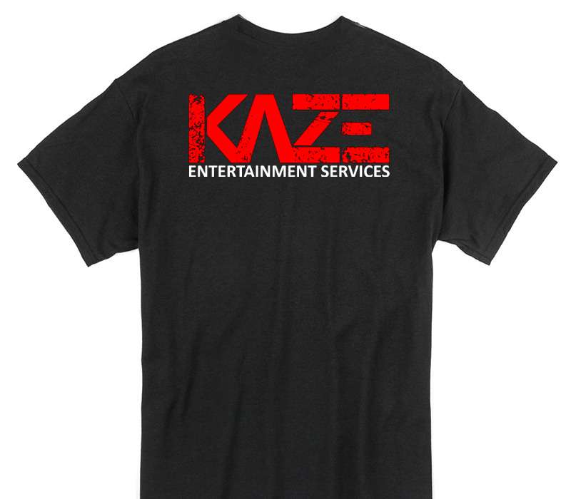 Custom Gildan 100% Cotton Black T-Shirt