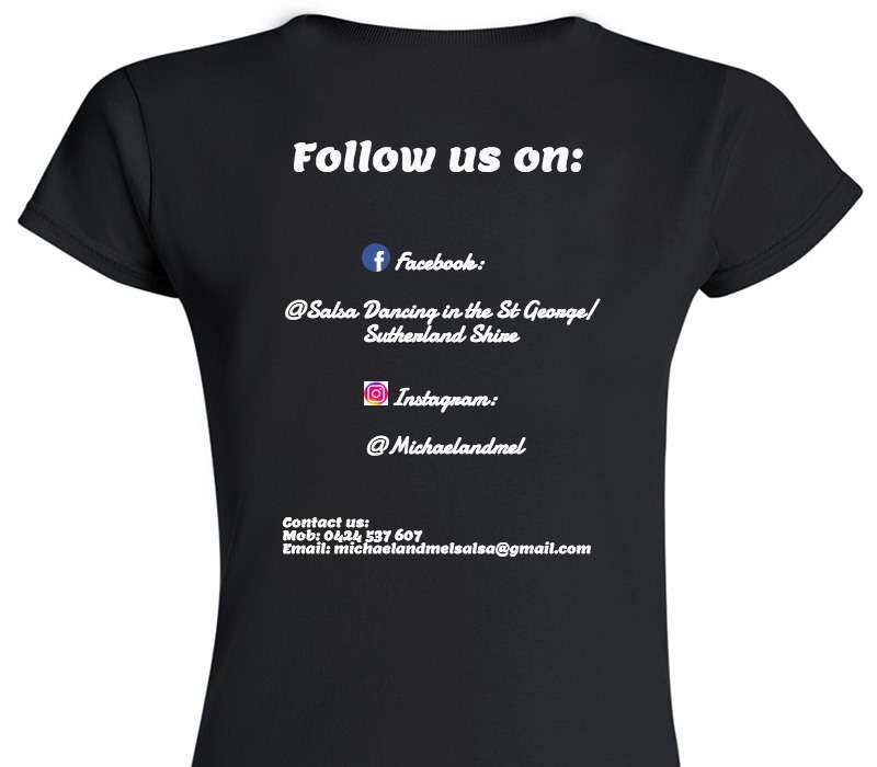 Custom Womens Soft Style 100% Cotton Black T-Shirt