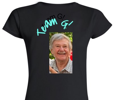 Custom Womens Soft Style 100% Cotton Black T-Shirt