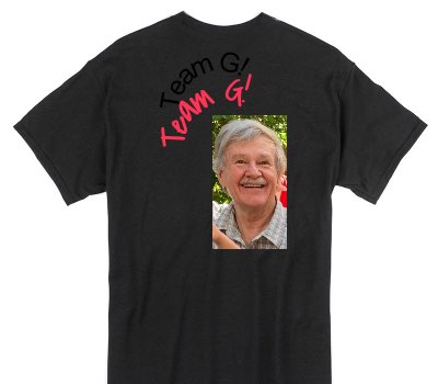 Custom Gildan 100% Cotton Black T-Shirt