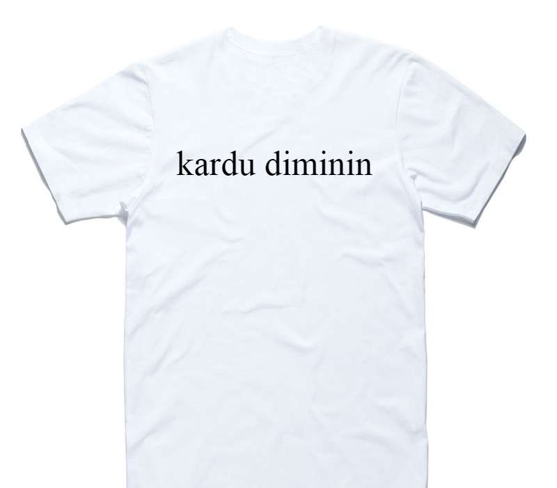 Custom AS Colour 100% Cotton White T-Shirt