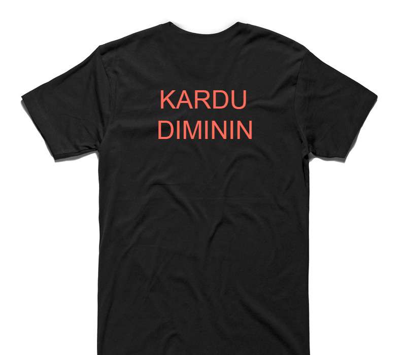 Custom AS Colour 100% Cotton Black T-Shirt