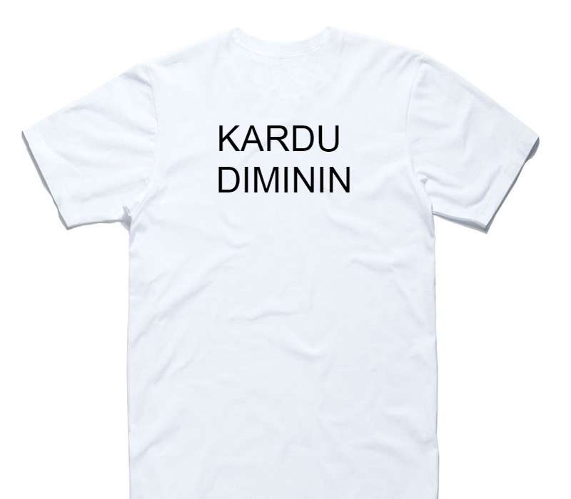 Custom AS Colour 100% Cotton White T-Shirt