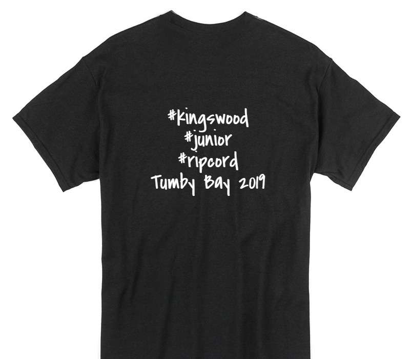 Custom Gildan 100% Cotton Black T-Shirt