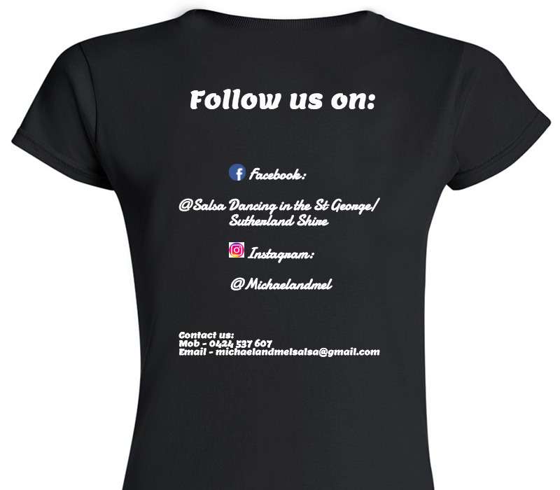 Custom Womens Soft Style 100% Cotton Black T-Shirt