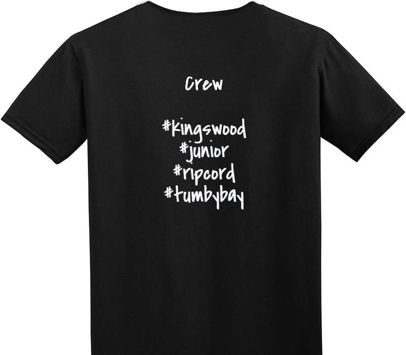Custom Adult Soft Style 100% Cotton Black T-Shirt