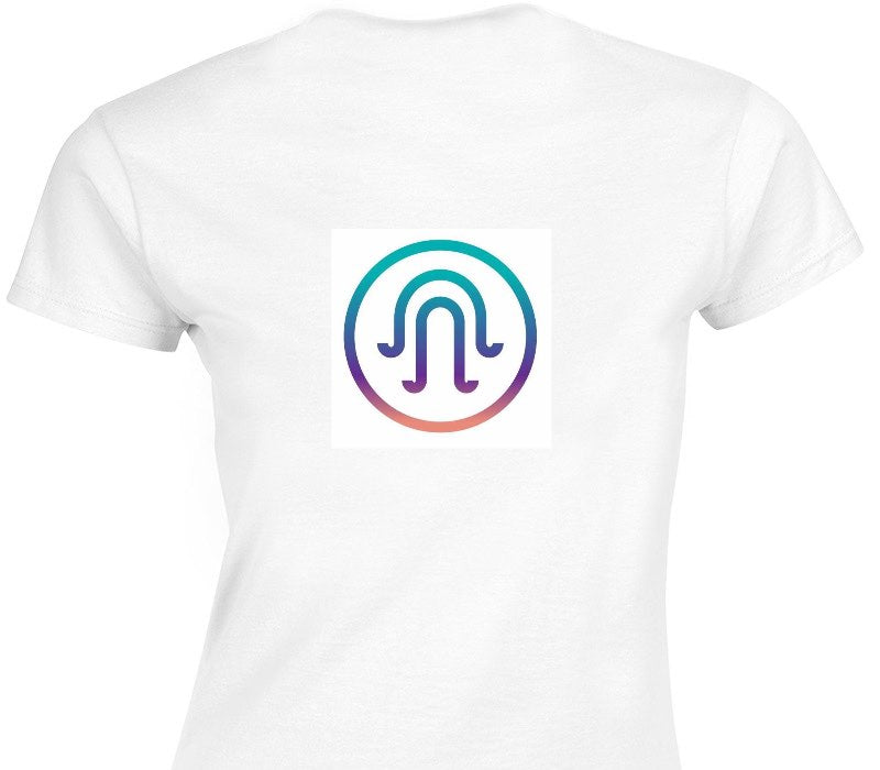 Custom Womens Soft Style 100% Cotton White T-Shirt