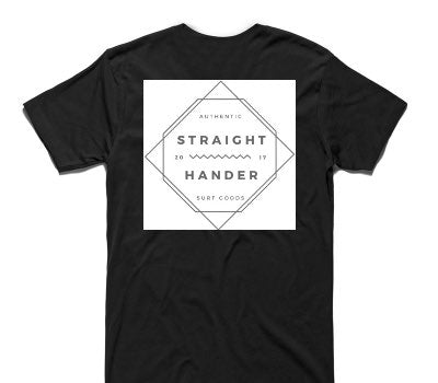 Custom AS Colour 100% Cotton Black T-Shirt