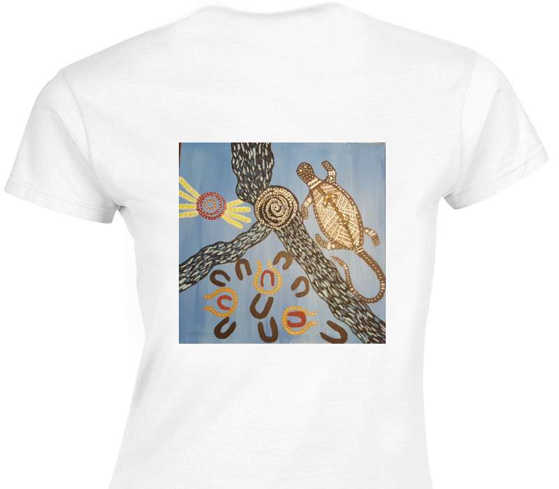 Custom Womens Soft Style 100% Cotton White T-Shirt