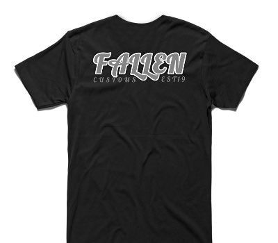 Custom AS Colour 100% Cotton Black T-Shirt