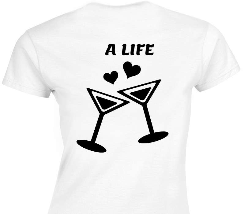 Custom Womens Soft Style 100% Cotton White T-Shirt
