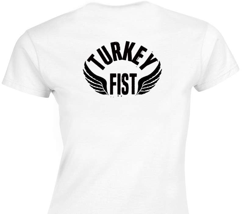 Custom Womens Soft Style 100% Cotton White T-Shirt