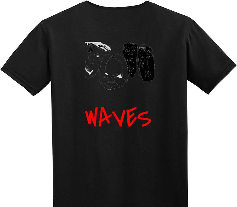 Custom Adult Soft Style 100% Cotton Black T-Shirt