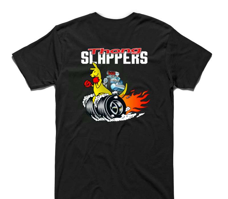 Custom AS Colour 100% Cotton Black T-Shirt