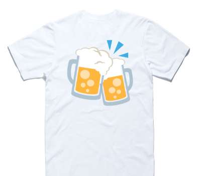Custom AS Colour 100% Cotton White T-Shirt