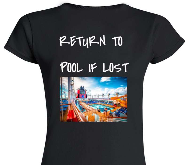 Custom Womens Soft Style 100% Cotton Black T-Shirt