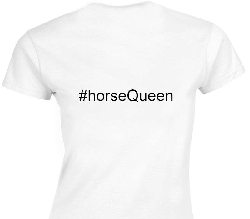 Custom Womens Soft Style 100% Cotton White T-Shirt