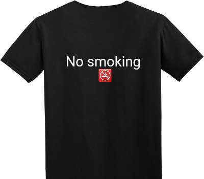 Custom Adult Soft Style 100% Cotton Black T-Shirt