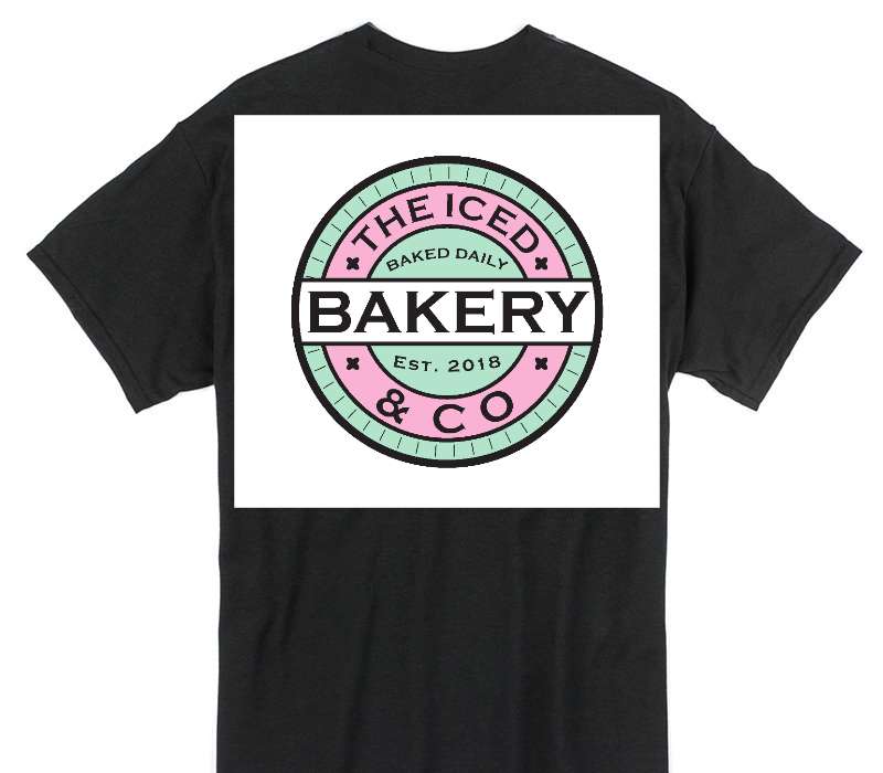 Custom Gildan 100% Cotton Black T-Shirt