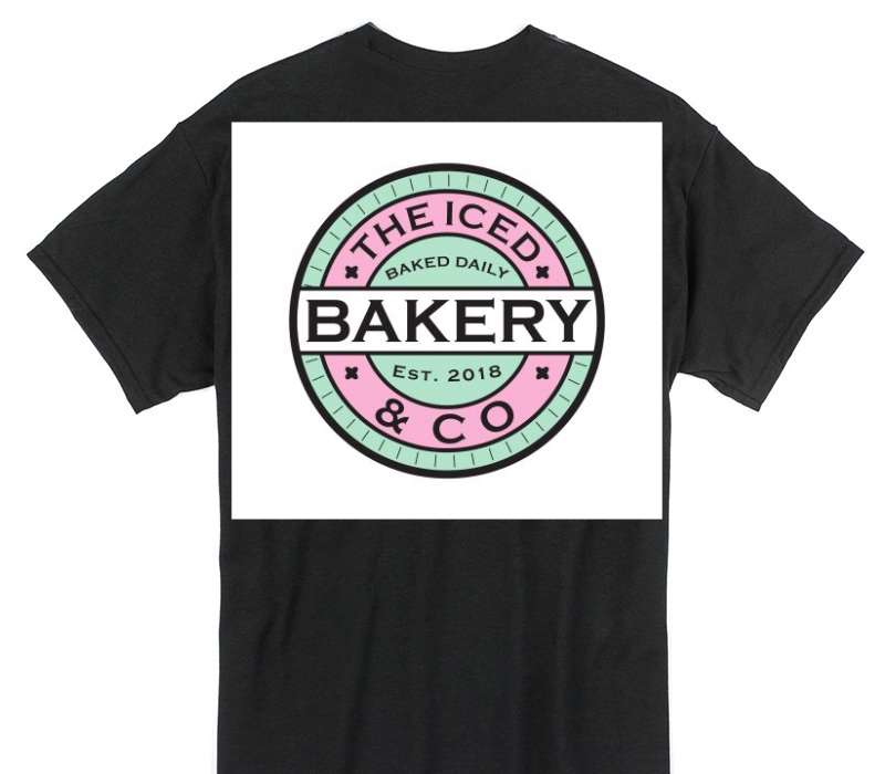 Custom Gildan 100% Cotton Black T-Shirt