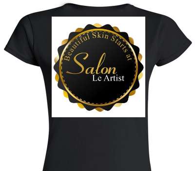 Custom Womens Soft Style 100% Cotton Black T-Shirt