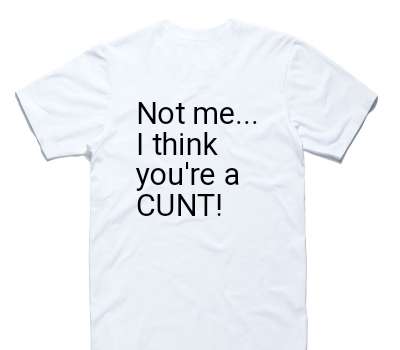 Custom AS Colour 100% Cotton White T-Shirt