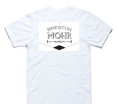 Custom AS Colour 100% Cotton White T-Shirt