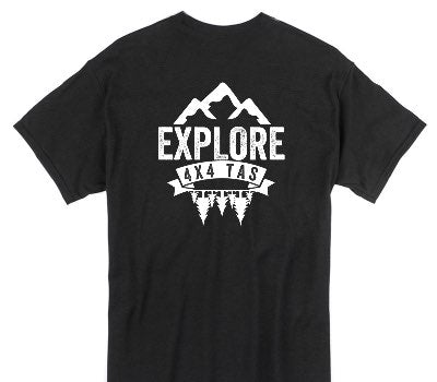 Custom Gildan 100% Cotton Black T-Shirt