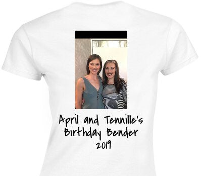 Custom Womens Soft Style 100% Cotton White T-Shirt