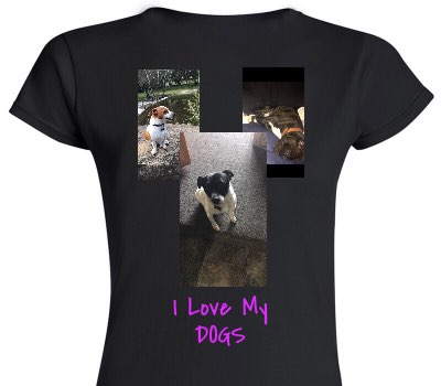 Custom Womens Soft Style 100% Cotton Black T-Shirt
