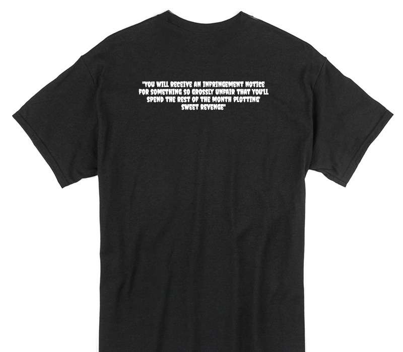 Custom Gildan 100% Cotton Black T-Shirt