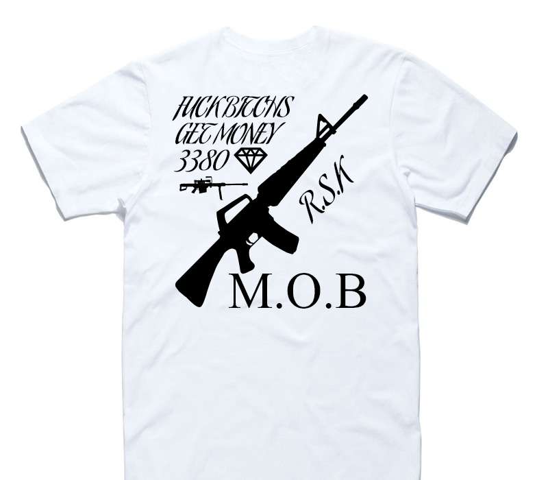 Custom AS Colour 100% Cotton White T-Shirt