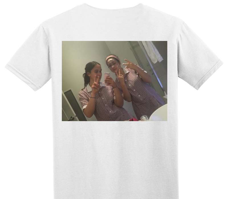 Custom Adult Soft Style 100% Cotton White T-Shirt