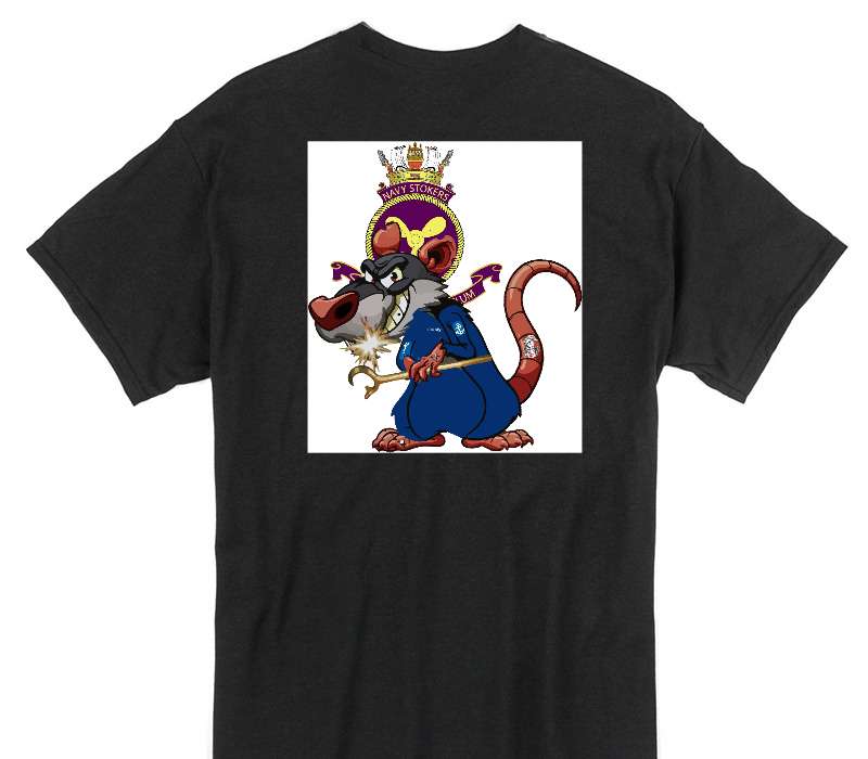 Custom Gildan 100% Cotton Black T-Shirt