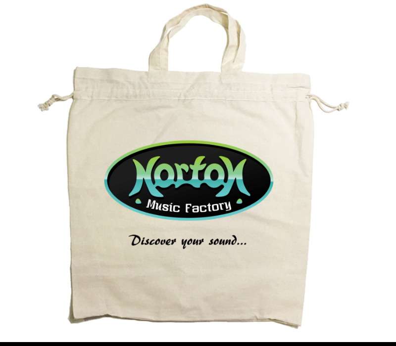 Custom Drawstring Tote Bag Cotton Calico