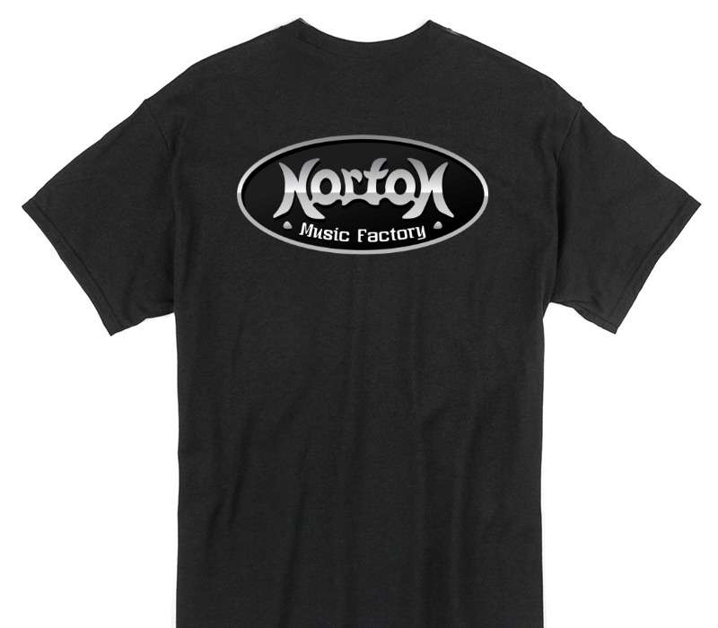 Custom Gildan 100% Cotton Black T-Shirt