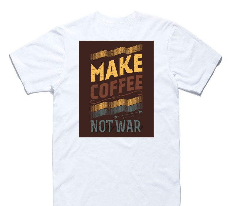 Custom AS Colour 100% Cotton White T-Shirt