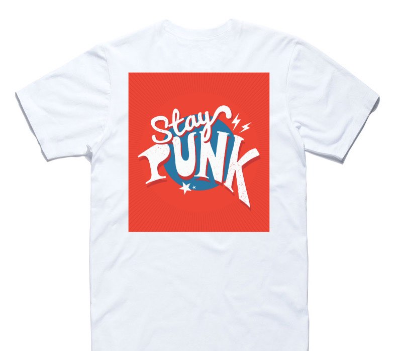 Custom AS Colour 100% Cotton White T-Shirt