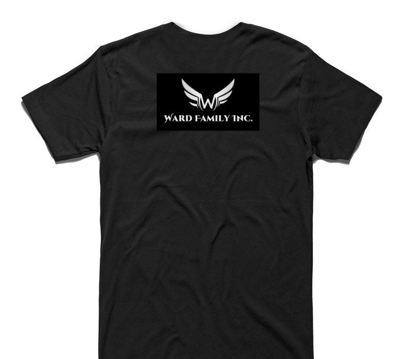 Custom AS Colour 100% Cotton Black T-Shirt