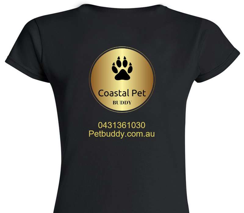 Custom Womens Soft Style 100% Cotton Black T-Shirt