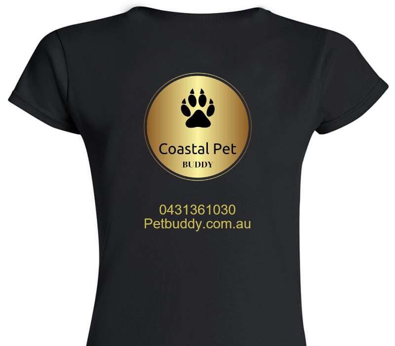 Custom Womens Soft Style 100% Cotton Black T-Shirt